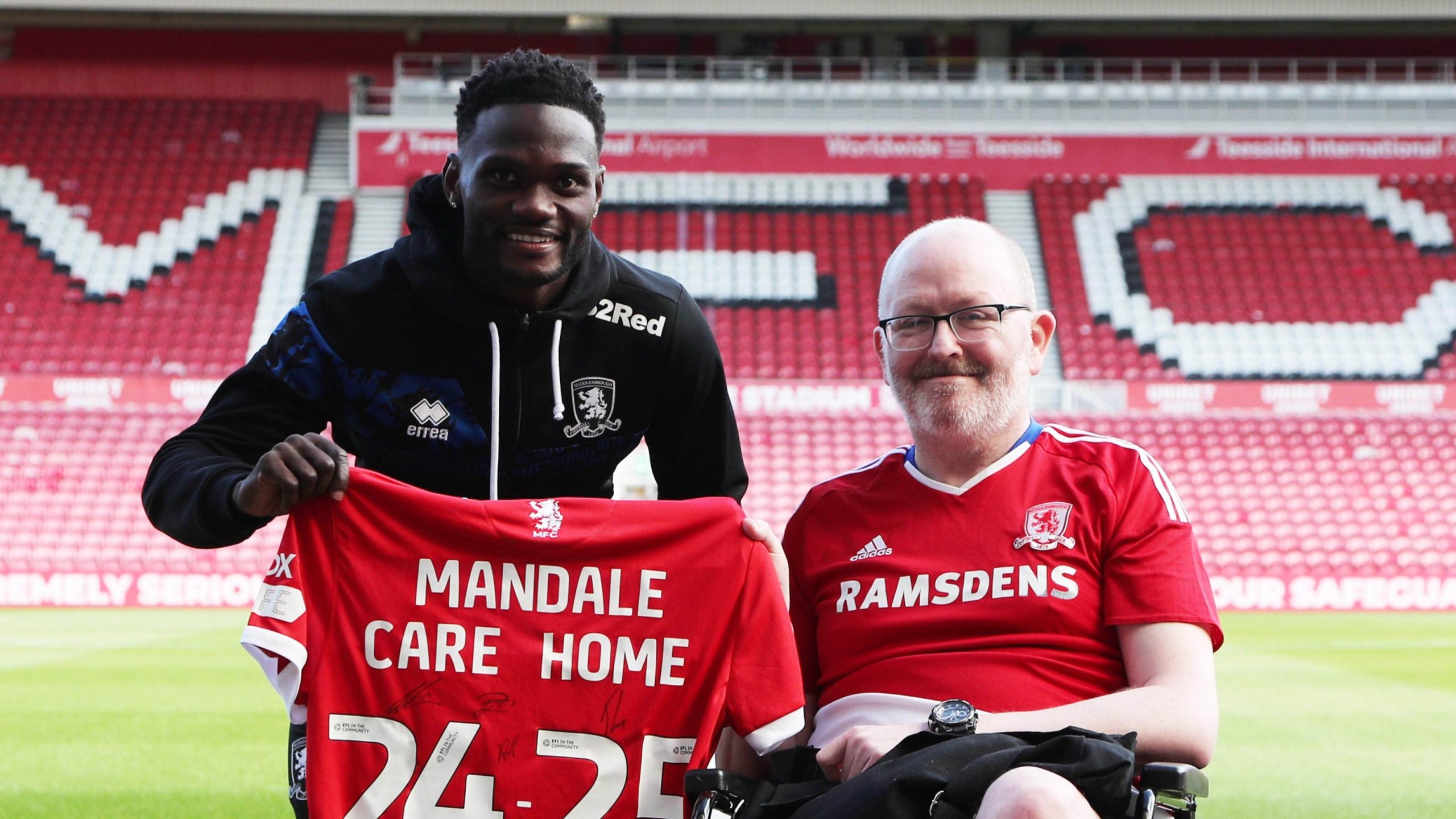 Teesside care home residents get red carpet treatment for Boro’s 2024/
