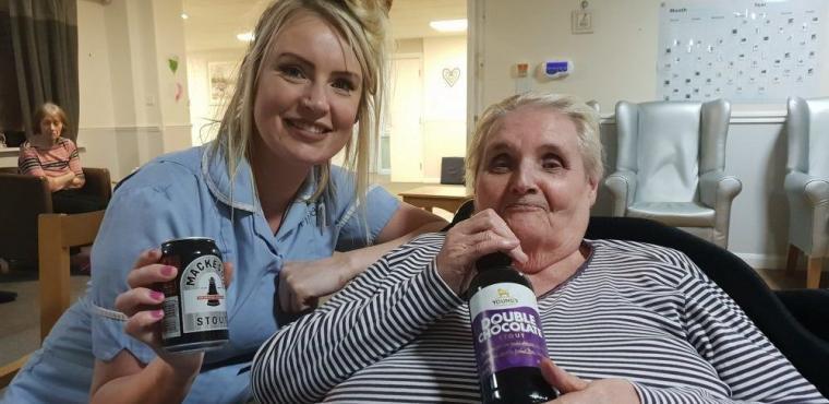  Stout and sandwiches a hit with care home residents 