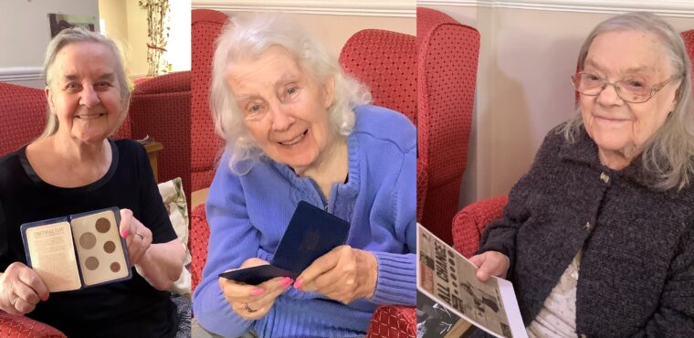 broadacres residents with royal mint museum items
