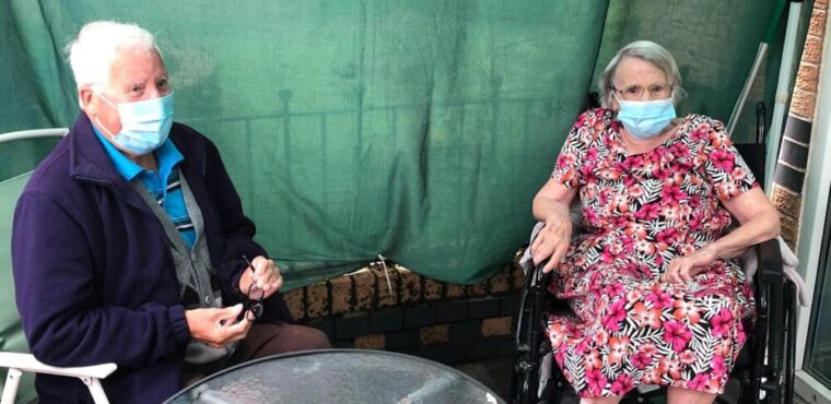 residents long-lost friendship reunion