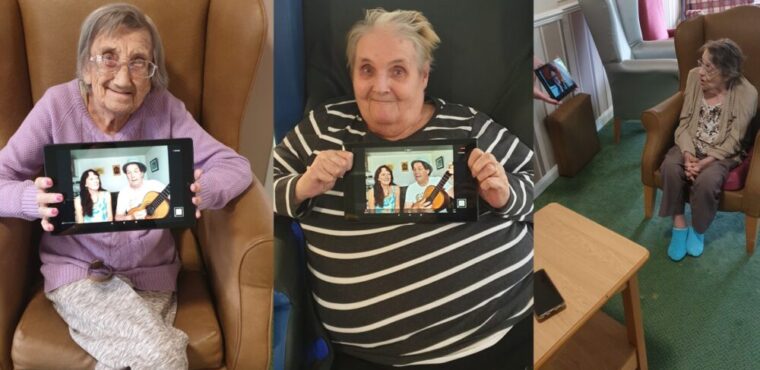 online concert care home singalong