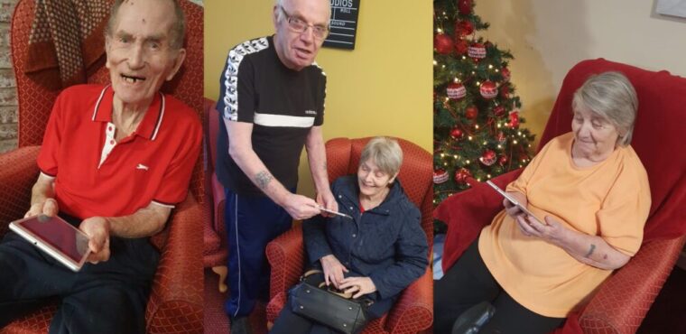 residents holding pfc trust tablets